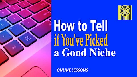 How to Tell if You've Picked a Good Niche
