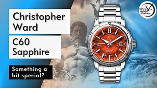 Christopher Ward C60 SAPPHIRE Orange Watch Review #HWR