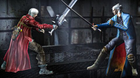 RESIDENT EVIL 4 mas... é DEVIL MAY CRY 3 ( Dante VS Vergil )