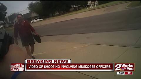 Muskogee police release video of officer-involved shooting