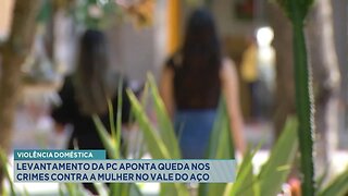 Violência Doméstica: Levantamento da PC Aponta Queda nos Crimes Contra a Mulher no Vale do Aço.