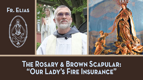 The Rosary & Brown Scapular: "Our Lady's Fire Insurance" - Fr. Elias M. Mills, street preaching