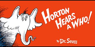 Horton Hears a Who! by Dr. Seuss - Read Along Book