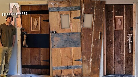 Restoring an Old Cedar Door for My #OffGrid #Cabin