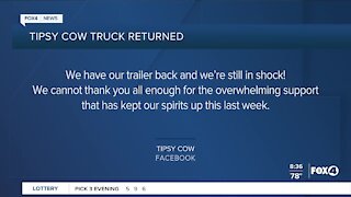 Stolen trailer returned to owners