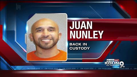 Inmate walks away from work crew in Safford, found