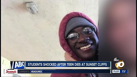 Classmates shocked after teen dies at Sunset Cliffs