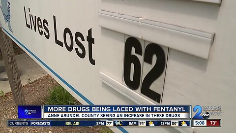 Anne Arundel County seeing increase in drugs laced with Fentanyl