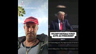 #duet with @Official Trump Fan Page #fyp Trump says no mentally ill woke bullshit on his watch