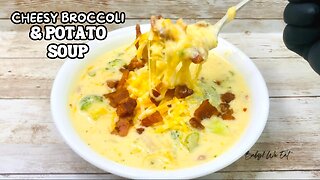 Cheesy Broccoli & Potato Soup