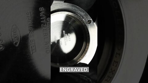 Rare Bird Submariner Watch Case 116613: Engraved Bezel Edition #submariner #rolex #shorts