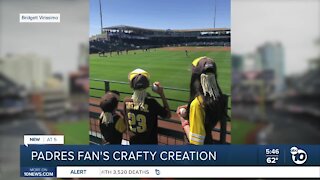 Mom creates clip-on dreads for son in honor of Padres player