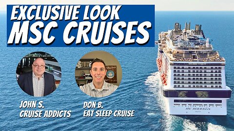 EXCLUSIVE LOOK AT MSC CRUISES + LIVE CRUISE Q&A