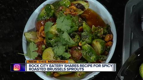 Rock City Eatery makes spicy roasted brussels sprouts