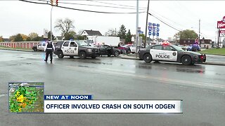 Buffalo police officer-involved crash Thursday morning