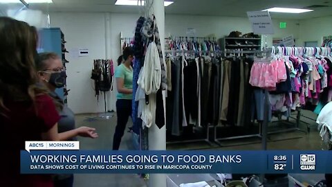 More working families going to food banks