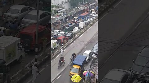Heavy traffic at dhaka #heavytraffic #traffic #trafficjam #jams #reels