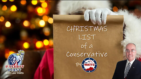 Christmas List of a Conservative