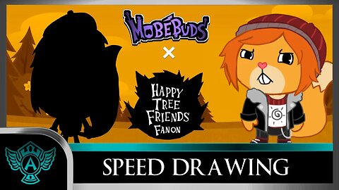 Speed Drawing: Happy Tree Friends Fanon - Roy Rox | Mobebuds Style