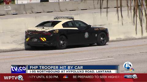 FHP trooper seriously injured in I-95 NB crash near Hypoluxo Road