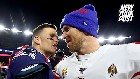Eli Manning's perfect one-word response to Tom Brady's Super Bowl regret