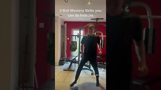3 Ball Mastery Exercises you can do Indoors. Must try now!!! #football #ballmastery #skills