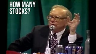 Warren Buffett Explains How Many Stocks You Should Own In Your Portfolio