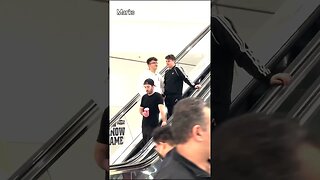 Glitch on the Escalators Twin Prank💀🤯 #shorts