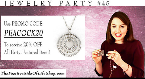 Jewelry Party - Exclusive Chocolate Gold - Limited Necklaces - Crystal and Stones - Party #45 TPSOL