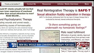 New bill introduced would ban conversion therapy for minors