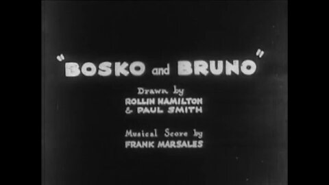 1932, 4-30, Looney Tunes, Bosko and Bruno