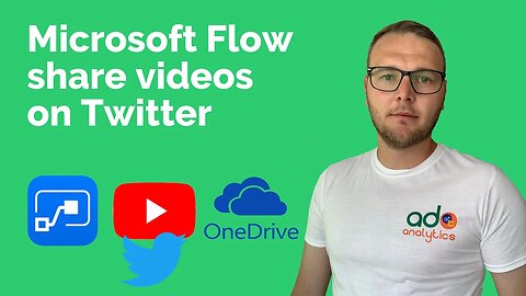 Power Automate share YouTube videos on Twitter