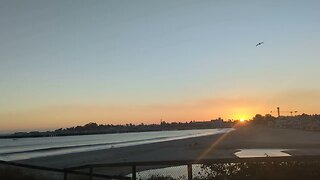 Bright Sunset by San Lorenzo River