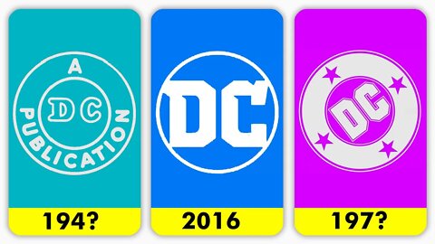 DC Comics – Logo Evolution | Pop Ranker