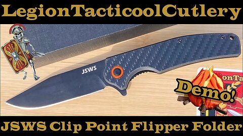 JSWS Clip Point Folder Demonstration. @rustyminer