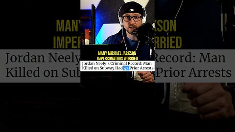 Jordan Neely - The TRUTH About The Michael Jackson Impersonator Incident 😮 #shorts #michaeljackson
