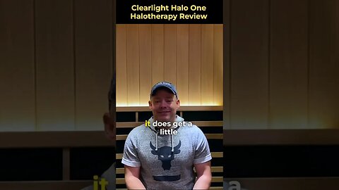 CLEARLIGHT SAUNA - HALO ONE HALOTHERAPY REVIEW