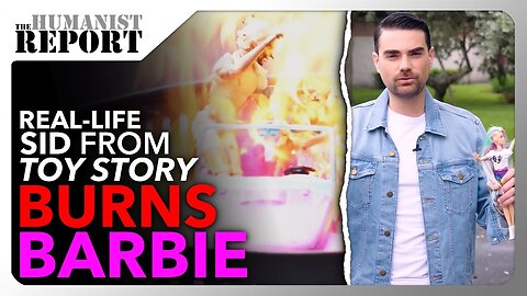 39-Year-Old Ben Shapiro Sets Barbie Dolls on Fire to Protest “Woke” Movie