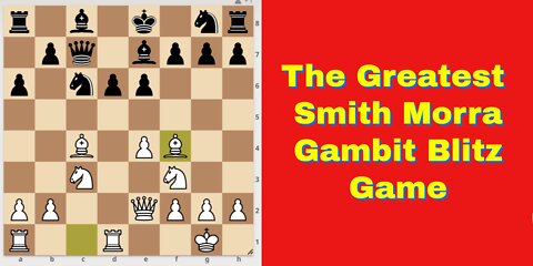 The Greatest Ever Smith Morra Gambit Blitz Game | Marc Esserman vs Vadim Martirosov: Harvard 2008