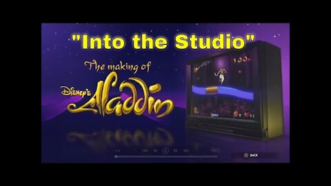 Disney Classic Games Aladdin Bonus - "Into the Studio" the Making of Aladdin Documentary