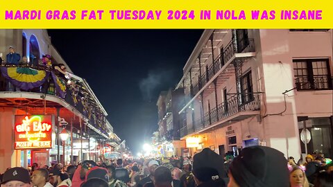 Mardi Gras Fat Tuesday 2024 in NOLA was Insane