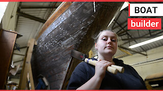 Woman who gave up hairdressing has become Scotland’s first modern apprentice - of boat building