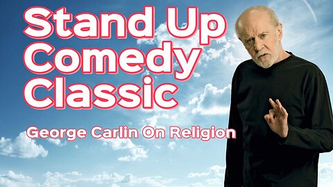 Flashback Friday 🤪 Stand Up Comedy Classic 😁 George Carlin Reaction To Religion
