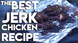 The BEST Smoked Jerk Chicken Drums You'll Taste
