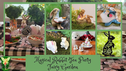 Teelie's Fairy Garden | Magical Rabbit Tea Party Fairy Garden | Teelie Turner