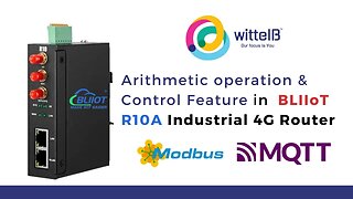 How to use Arithmetic operation & Control Feature in BLIIoT R10A Industrial 4G Router Gateway