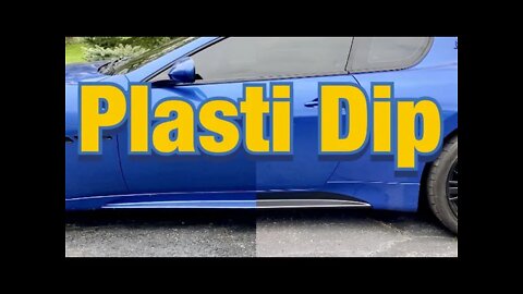 Painting My Car With Plasti Dip