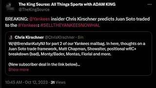 Sports Analysis with THE KING SOURCE: INSIDIER CHRIS KIRSHNER PREDICTS JUAN SOTO TRADED TO YANKEES