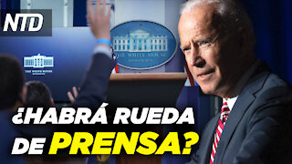 Senado debate sobre paquete alivio para el virus; Presionan a Biden para que de ruedas de prensa NTD