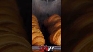 😋 #YUMMY - Croissants Baking (time-lapse)🍴